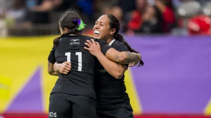 image: Vahaakolo hattrick powers Black Ferns home against France