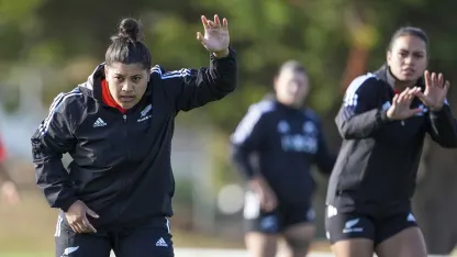 image: Chryss Viliko pumped for Black Ferns start