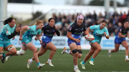 Matatū and Blues book place in Super Rugby Aupiki final