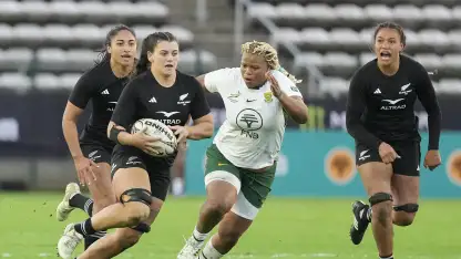 image: Springboks Women Push Black Ferns XV Close in Cape Town