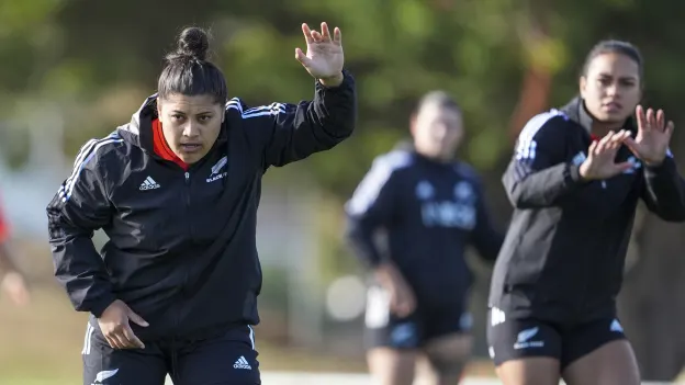 image: Chryss Viliko pumped for Black Ferns start