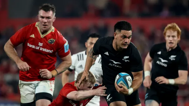 image: All Blacks XV Survive Munster’s Onslaught to Claim Gritty Victory