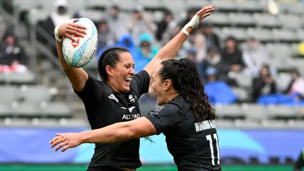image: Tyla King of the Sevens Scoring Castle