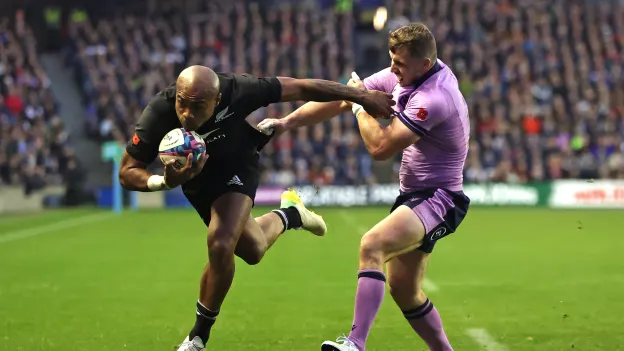 image: Telea double helps the All Blacks home at Murrayfield
