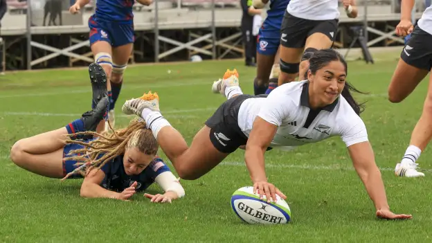 image: Black Ferns start 2026 campaign with 48–15 win over USA