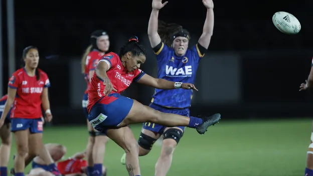 image: Cassie Siataga leading the way for Tasman