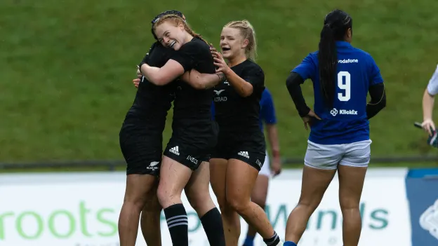 image: Black Ferns XV overcome Manusina XV in the wet