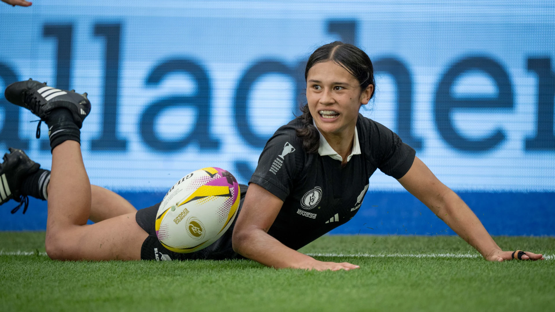  BLACK FERNS ラガーパンツ 黒　ニュージーランド Sorenson-McGee Headlines Black Ferns' Attack Ahead of