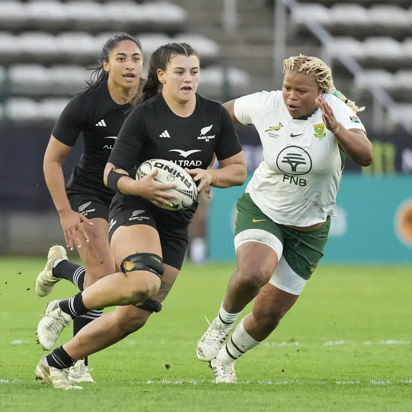 image: Springboks Women Push Black Ferns XV Close in Cape Town