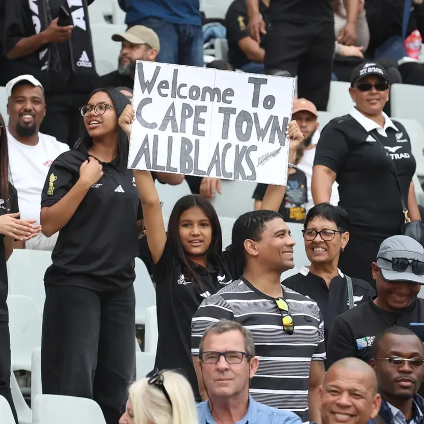 The passion of Cape Town’s All Blacks fans