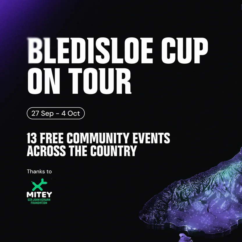 The Bledisloe Cup is coming to a town near you