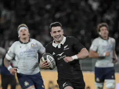 image: Will Jordan breaks All Blacks try-scoring record in 47-17 win over Italy